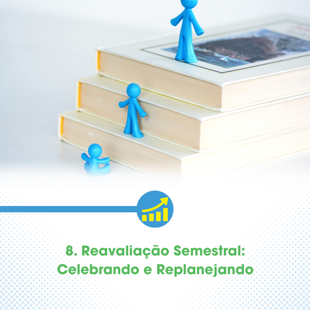 A cada seis meses, realizamos uma reavaliação completa do PEI. Esta é uma oportunidade para celebrar as habilidades conquistadas e, com base nos novos dados, fazer os ajustes necessários no plano terapêutico. Garantimos que o tratamento seja sempre dinâmico e evolutivo, adaptando-se ao crescimento e às novas necessidades da criança, para que o desenvolvimento nunca pare.